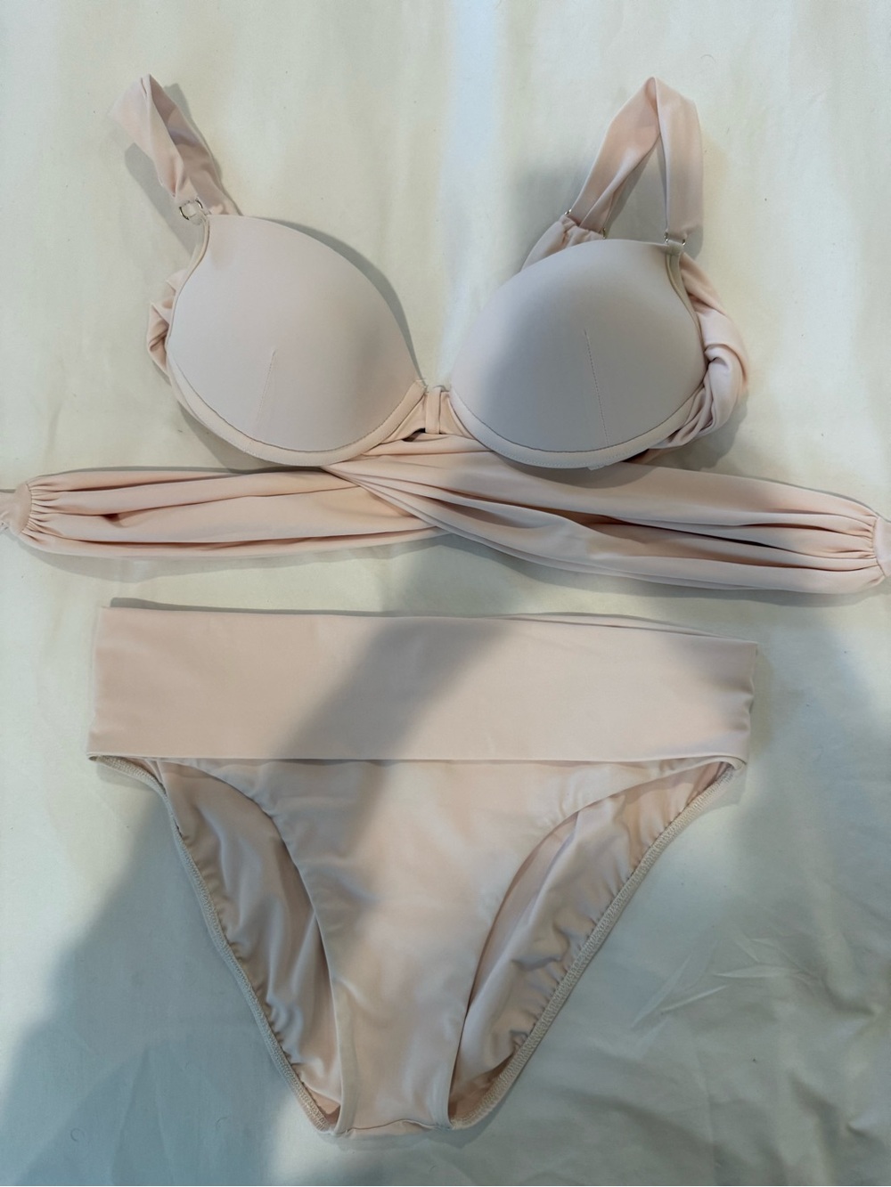 Luxe Pale Blush Push-Up Bikini Set